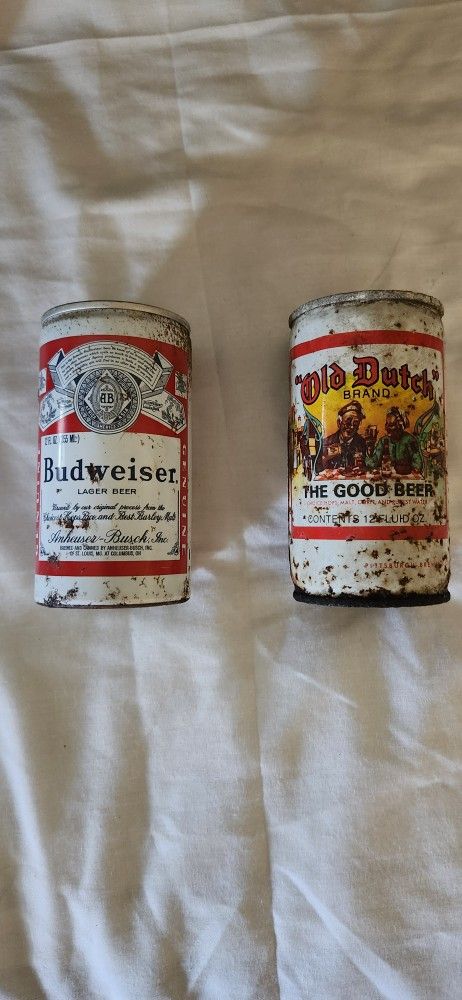 Vintage Pull Tab Beer Cans