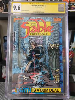 Jon Sable Freelance #2- CGC 9..6 Signed By Mike Grell)