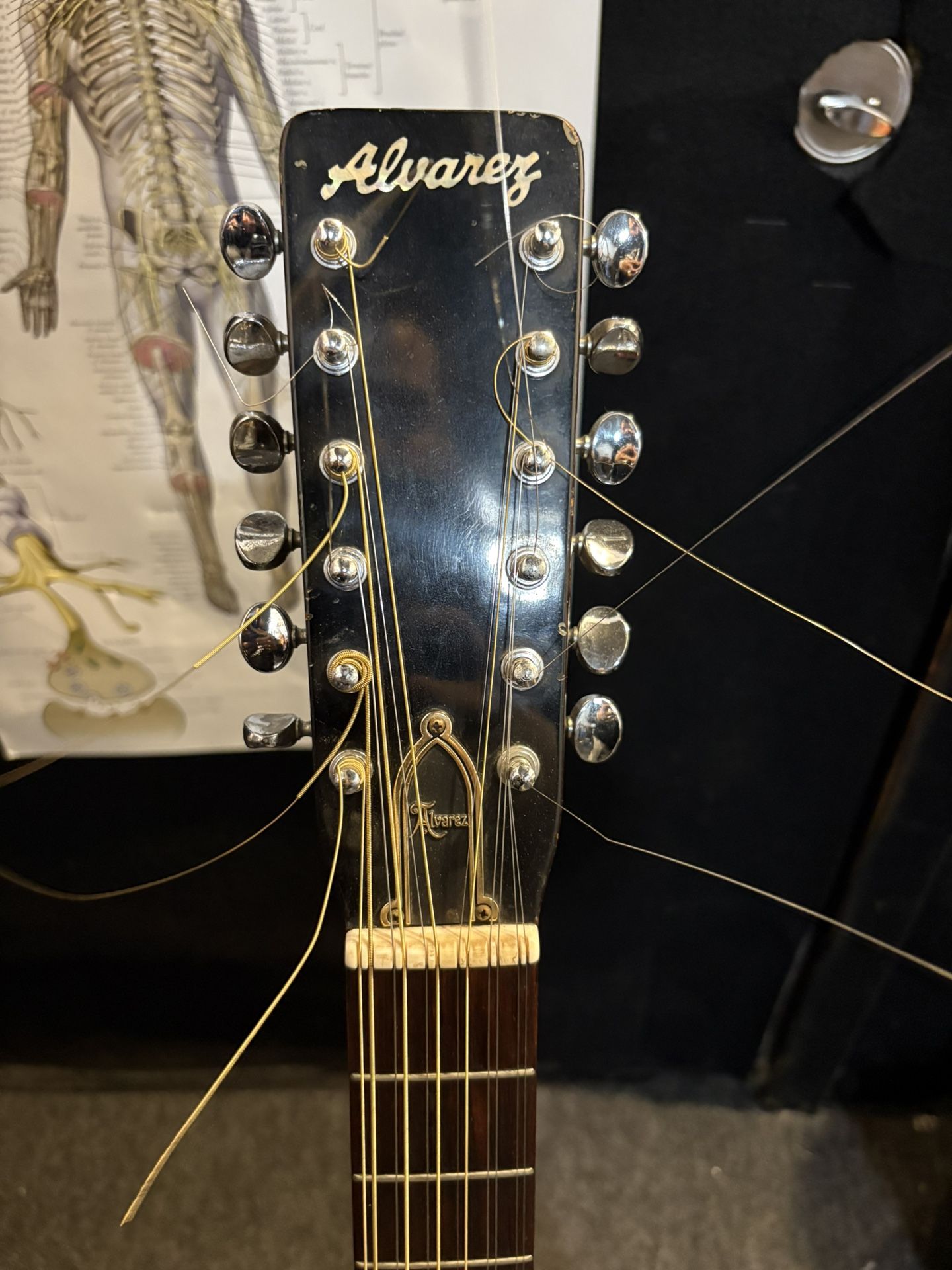 Vintage Alvarez 12-string Acoustic Guitar