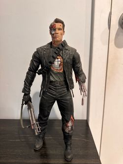 NECA Terminator 2 Final Battle T-800 12" Inch Arnold Figure T2 Movie New 2010