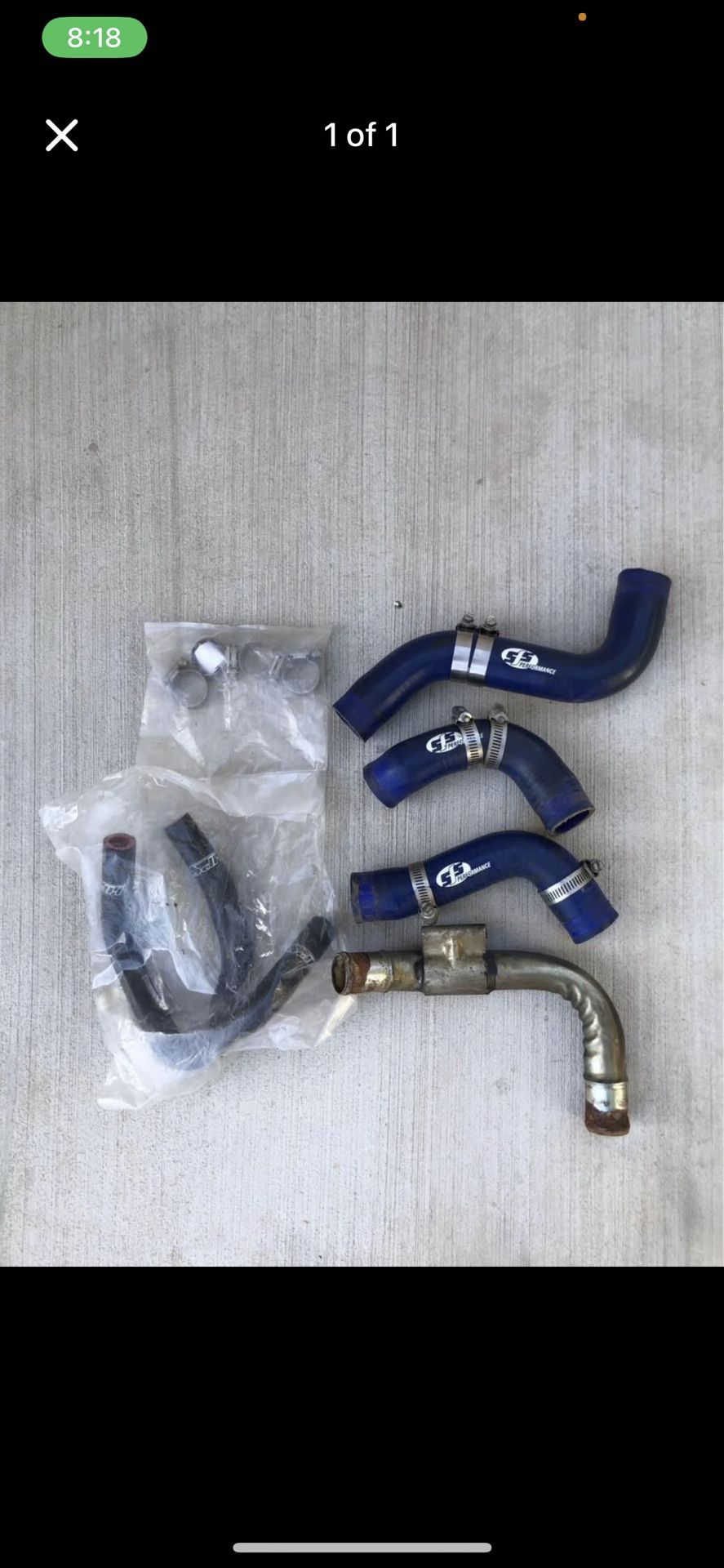 90-97 HPS SFS NA miata silicone radiator heater core hose set
