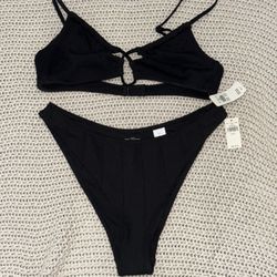 NWT Aerie Black Bikini Size Medium