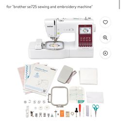 Embroidery Machine Se725 