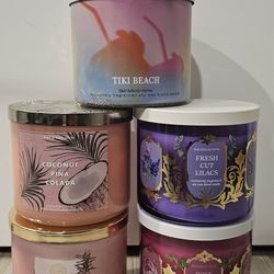 Bath & BodyWorks 3 Wick Candles