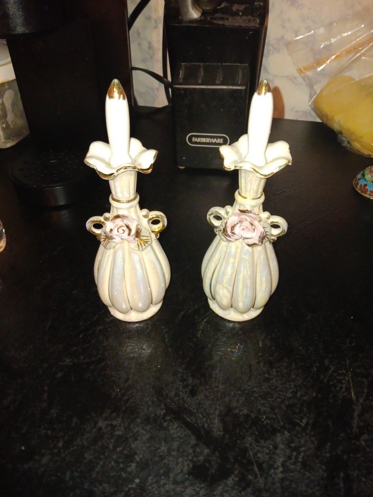 Two Vintage Purfume Bottles