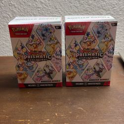 Pokémon Scarlet & Violet Prismatic Evolutions Booster Bundles