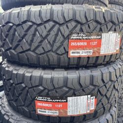 New 265/60R20 Nitto Tires