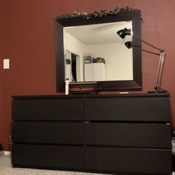 6 Drawer Dresser with Mirror 