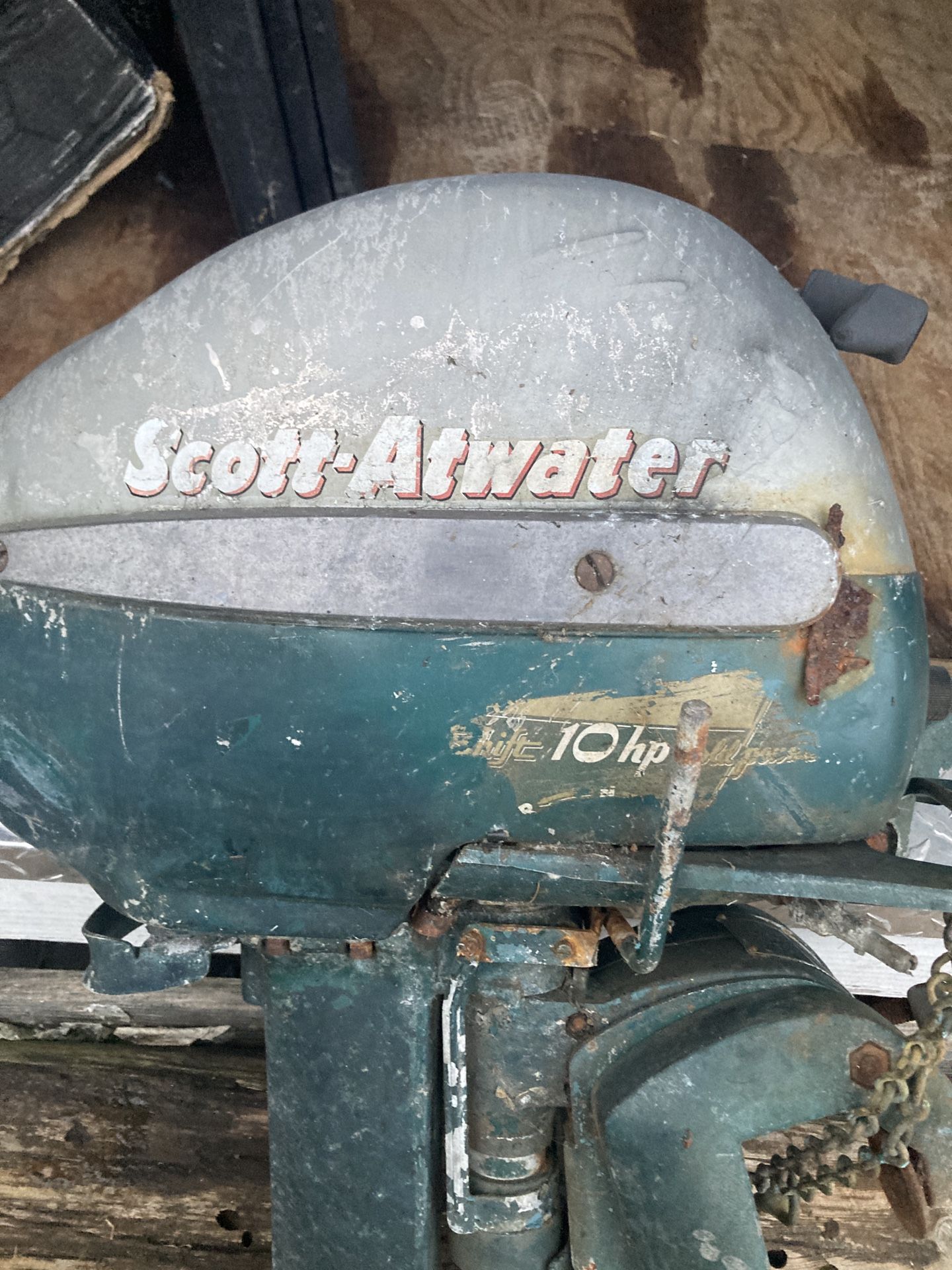 Scott Atwater Bail A Matic 10hp Boat Motor - $30