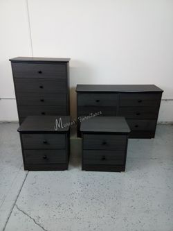 Gray Matte Bedroom Dresser Set!