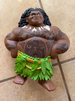 Disney Maui Moana Hawaiian Tattoed Figure Disney toy