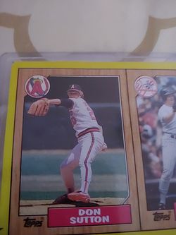 Topps 1987 double HOF baseball card