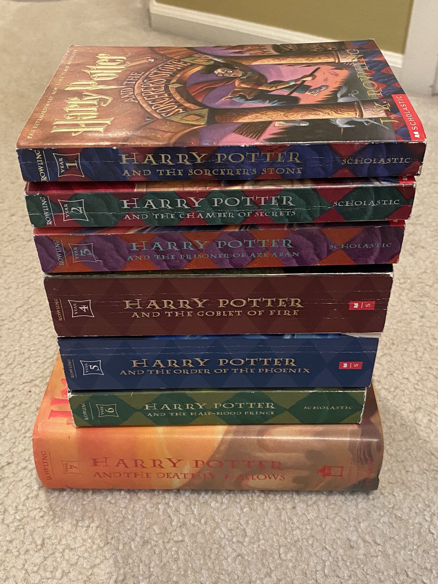 Harry Potter Books Full Set, Complete Series 1-7