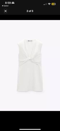 Zara White Engagement Bridal Mini dress with Shoulder Pads for Sale in Sienna Plant, TX - OfferUp Zara White Engagement Bridal Mini dress with Shoulder Pads for Sale in Sienna Plant, TX - OfferUp