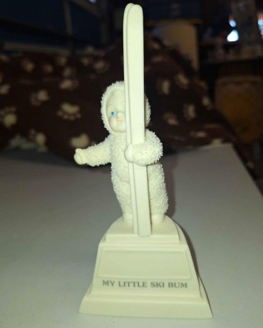 Department 56 Snowbabies Personalize My Little Ski Bum Figurine A61F047