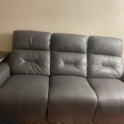 Modern Grey Sofa Couch 
