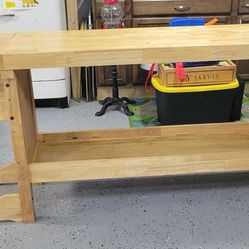 Set Of 2 Nice Sturdy Workbenches 