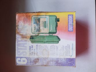 6 station automatic sprinkler controller