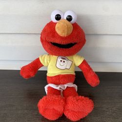 Sesame Street Potty Elmo Toy Plush Talks Sings - Tested Works