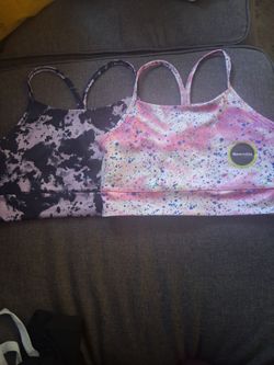 Athletic works girls sports bras (reversible) size XL 14-16