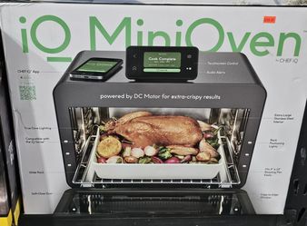 CHEF iQ MiniOven, 11-in-1 Smart Toaster Oven Air Fryer, 25-Quart
