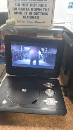 onn portable dvd player it works