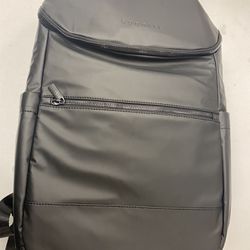 Bugatti  Black Leather Backpack