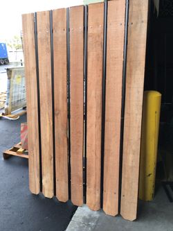 Wooden steel gate 6 ft h x 4 ft w