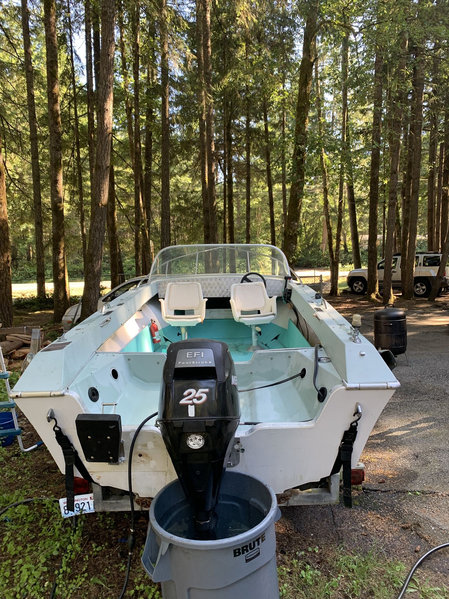 69 Classic Pacific Marine Boat W/Trailer