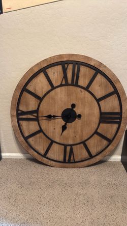 Wood Wall Clock