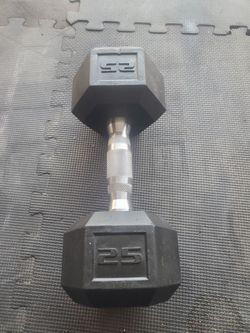 One 25lb Dumbell..just 1 ...1x25lb Dumbell.