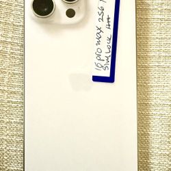 Iphone 16 Pro Max 256 Gb 100% Battery At&T