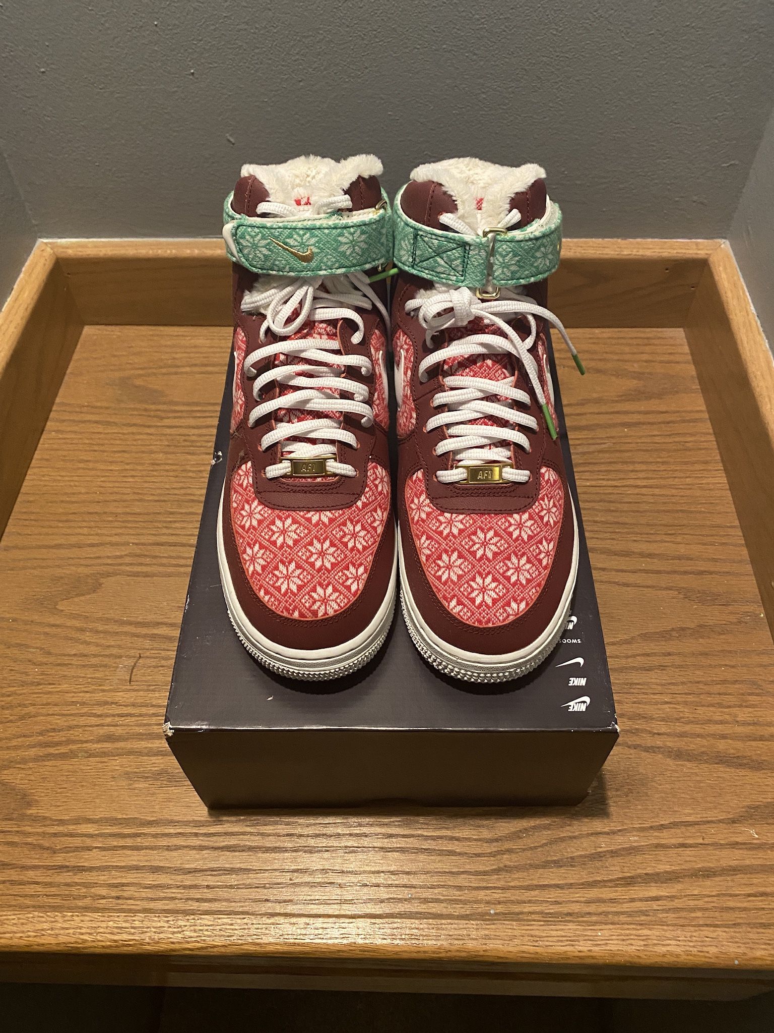 Nike Air Force 1 Nordic Christmas High Sz 8.5 Shoes for Sale in