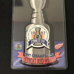 1997 NHL Stanley Cup Red Wings Card /5000 Upper Deck