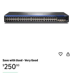 Juniper EX2200-48P-4G 48 Port 10/100/1000 BaseT 802.3af PoE Switch