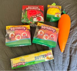 New Sunny day Squeeezy Butter , Carrot ,Peach,Strawberry,Pineapples apple