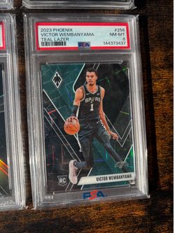 Victor wembanyama ROOKIE 2023 psa 8 Lazer Laser