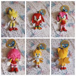 Sonic Plushes Each $16