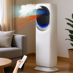 4 in 1 Tower Fan and Heater Combo with Humidification