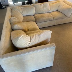 Vintage Mid- Century Sofa Couch Sectional
