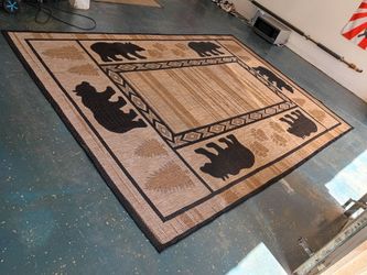 Large Ornate Area Rug