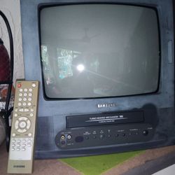 Samsung 13" CRT TV VHS VCR Combo 