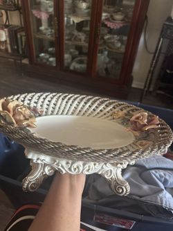 Porcelain Vintage Italian Compodimonte Style
