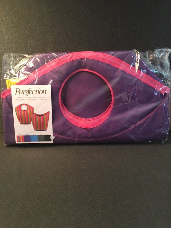 Pursfection Multi Purpose Extra Large Collapsible Storage/Tote Bag/Hamper BRAND NEW