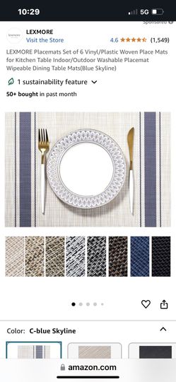 Lexmore Beige And Navy Placements