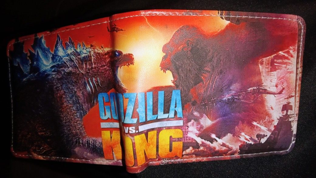 GODZILLA vs KING KONG Men's WALLET! RARE!