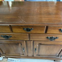 SMALL ANTIQUE CABINET  REAL WOOD