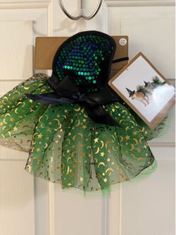 CUTE WICKED WITCH PET COSTUME (S/M)