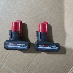 Milwaukee M12 Batteries 
