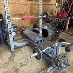 Bench Press Rack Combo